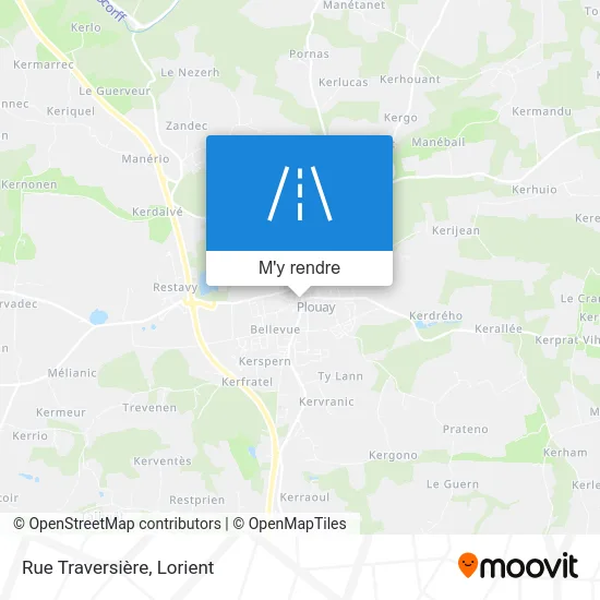 Rue Traversière plan