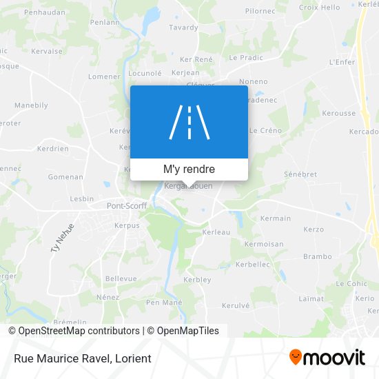 Rue Maurice Ravel plan