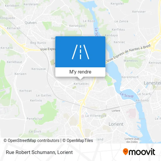 Rue Robert Schumann plan