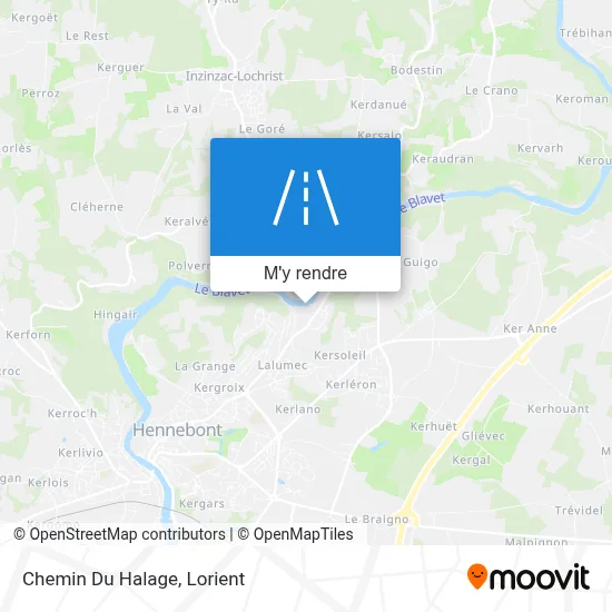 Chemin Du Halage plan