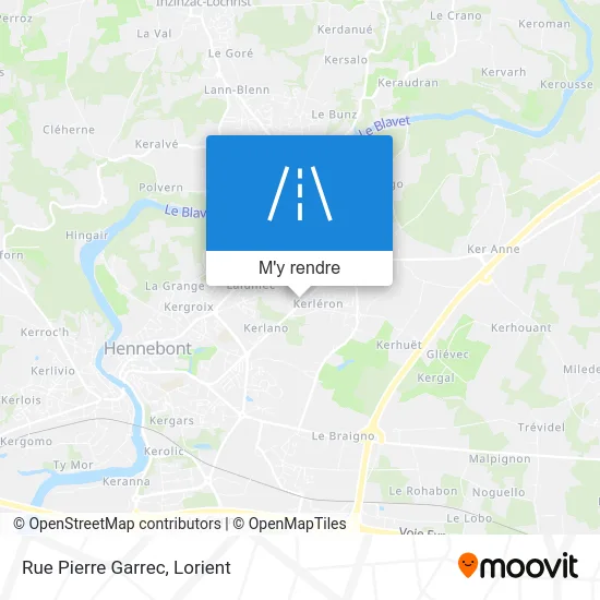 Rue Pierre Garrec plan