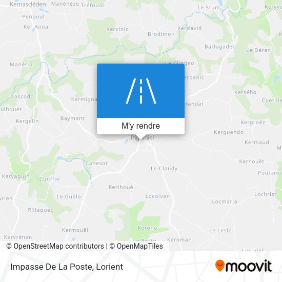 Impasse De La Poste plan
