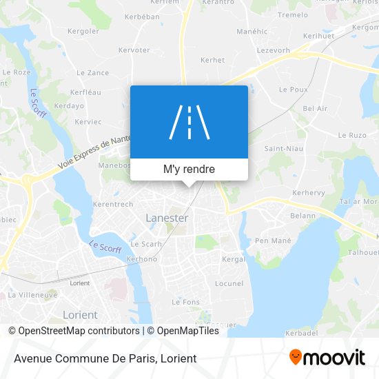 Avenue Commune De Paris plan