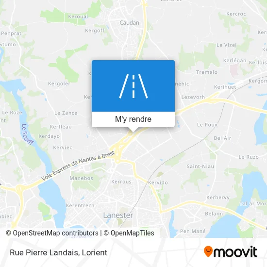 Rue Pierre Landais plan