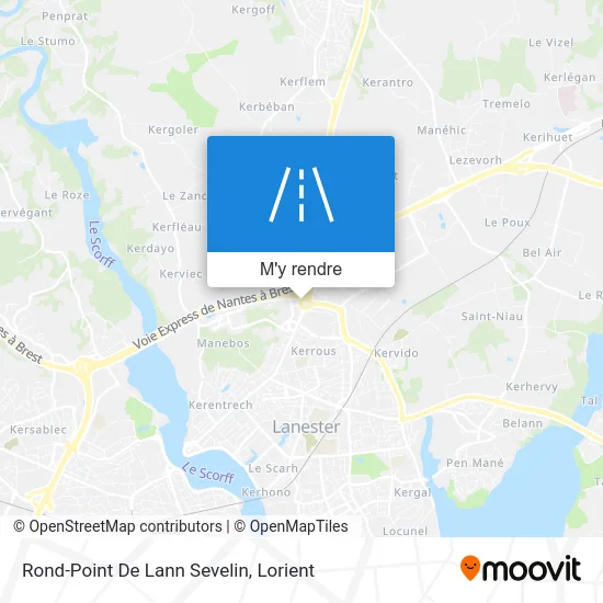 Rond-Point De Lann Sevelin plan