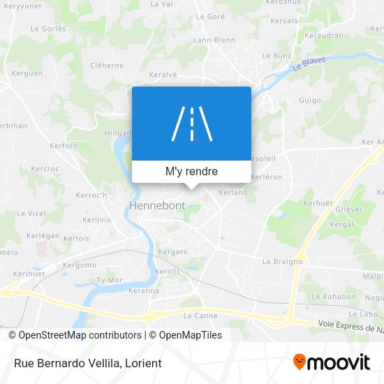 Rue Bernardo Vellila plan