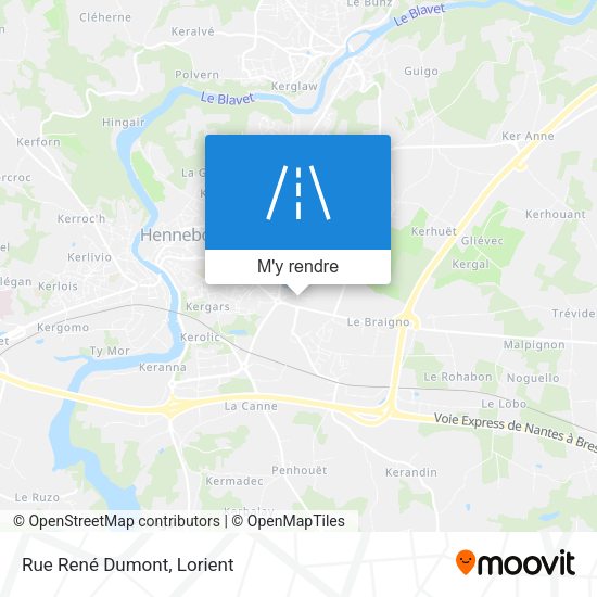 Rue René Dumont plan