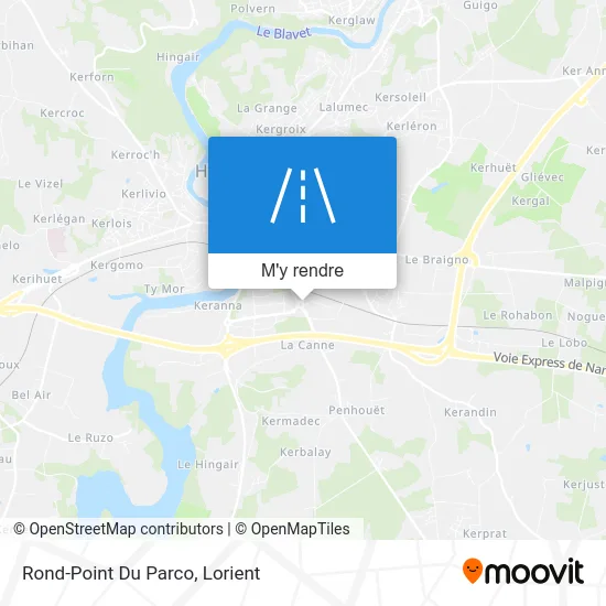 Rond-Point Du Parco plan