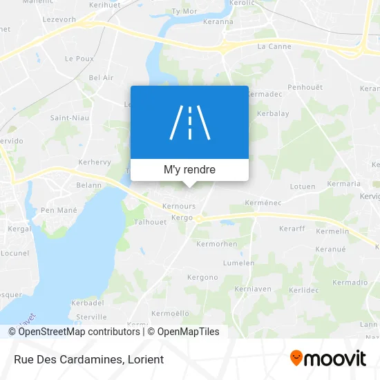 Rue Des Cardamines plan