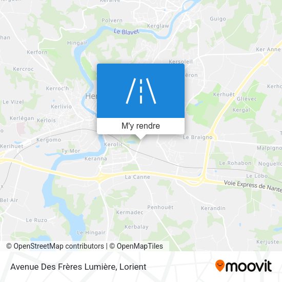 Avenue Des Frères Lumière plan