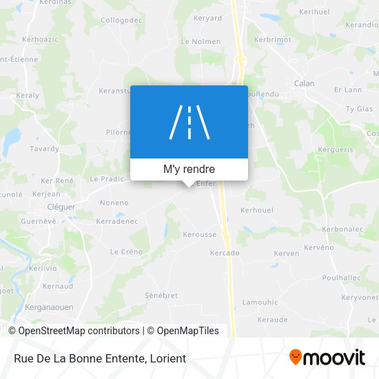 Rue De La Bonne Entente plan