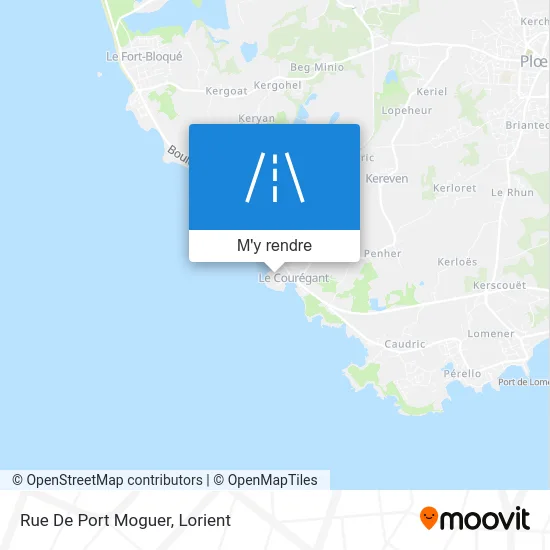 Rue De Port Moguer plan