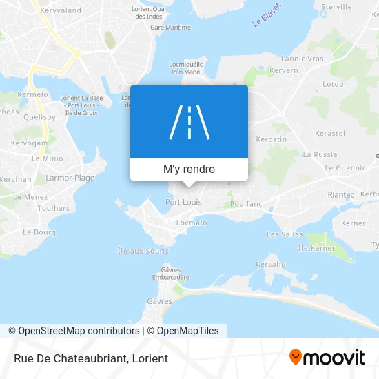 Rue De Chateaubriant plan