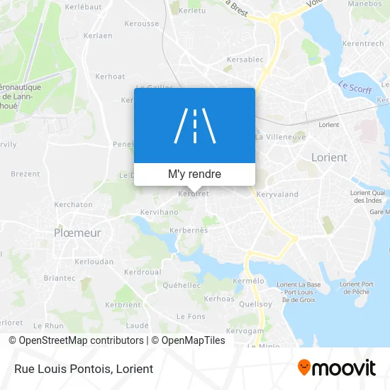 Rue Louis Pontois plan