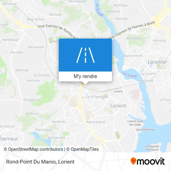 Rond-Point Du Manio plan