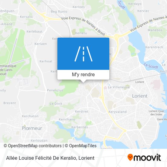Allée Louise Félicité De Keralio plan