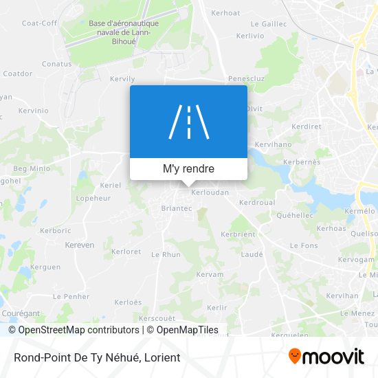 Rond-Point De Ty Néhué plan