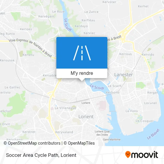 Soccer Area Cycle Path plan