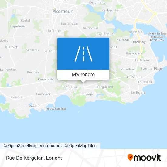 Rue De Kergalan plan