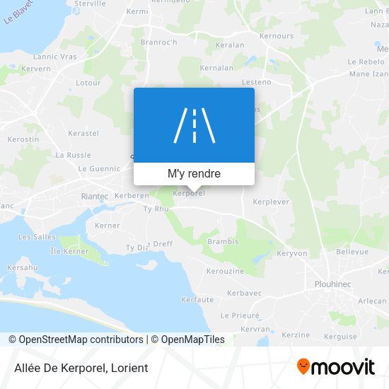 Allée De Kerporel plan