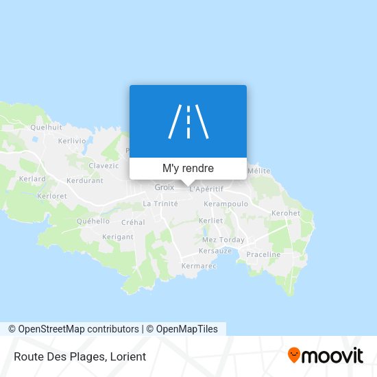 Route Des Plages plan