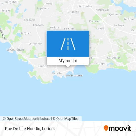 Rue De L'Île Hoedic plan