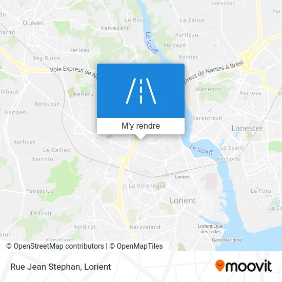 Rue Jean Stephan plan