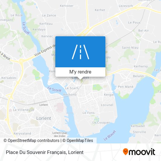 Place Du Souvenir Français plan