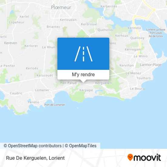 Rue De Kerguelen plan