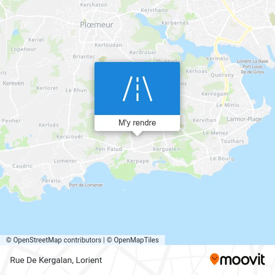 Rue De Kergalan plan