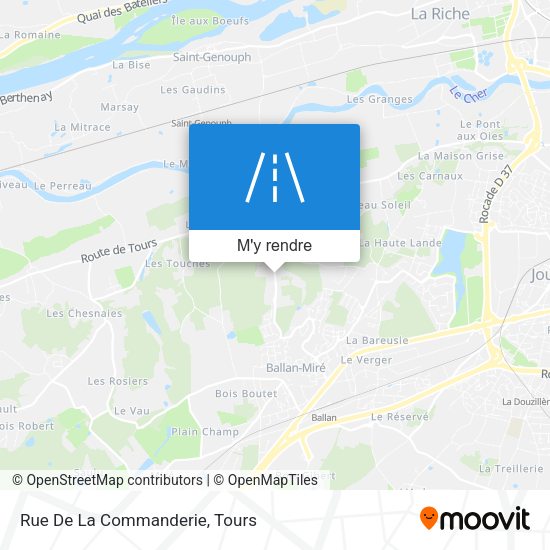 Rue De La Commanderie plan