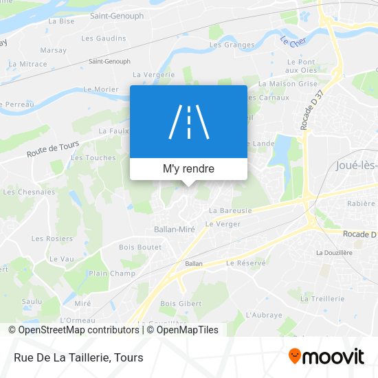Rue De La Taillerie plan