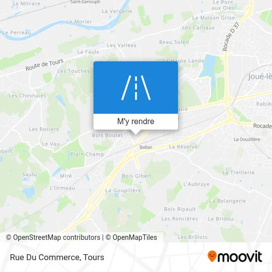 Rue Du Commerce plan