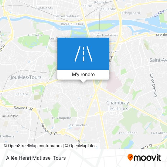 Allée Henri Matisse plan
