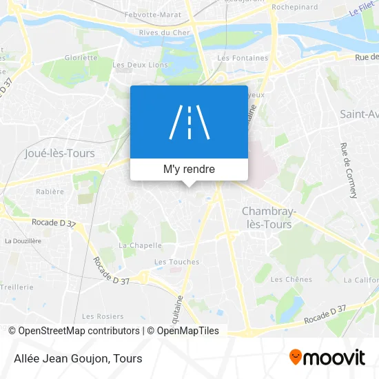 Allée Jean Goujon plan