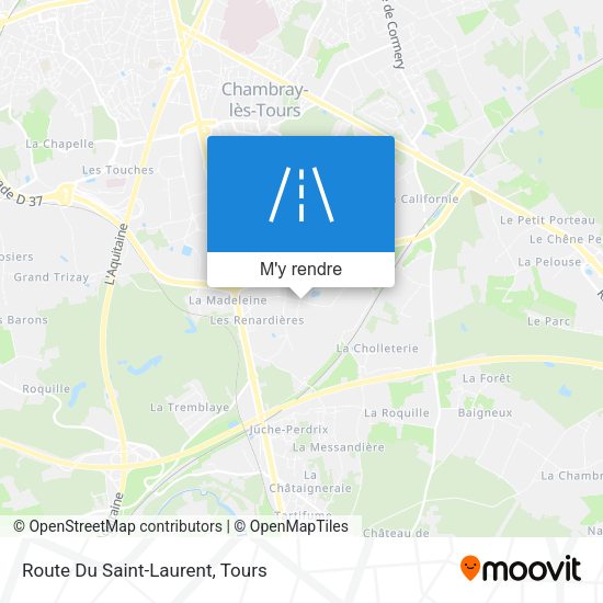 Route Du Saint-Laurent plan