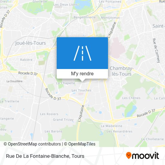 Rue De La Fontaine-Blanche plan