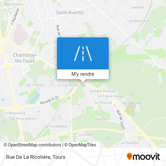 Rue De La Ricotière plan