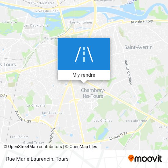 Rue Marie Laurencin plan