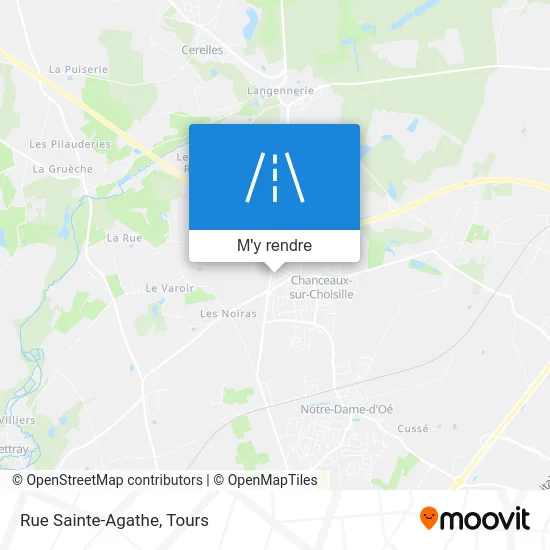 Rue Sainte-Agathe plan