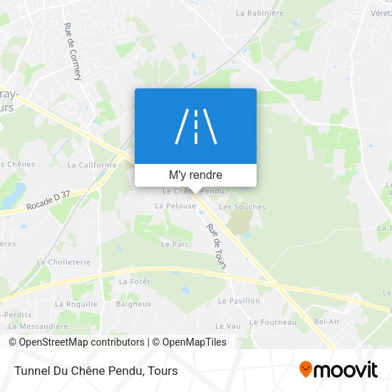 Tunnel Du Chêne Pendu plan
