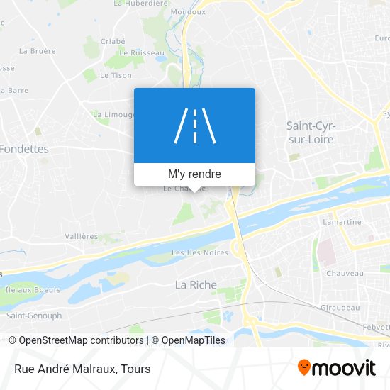 Rue André Malraux plan
