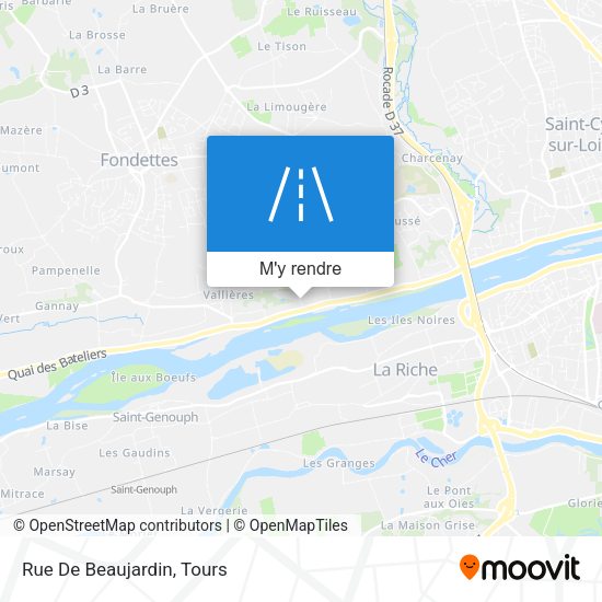 Rue De Beaujardin plan