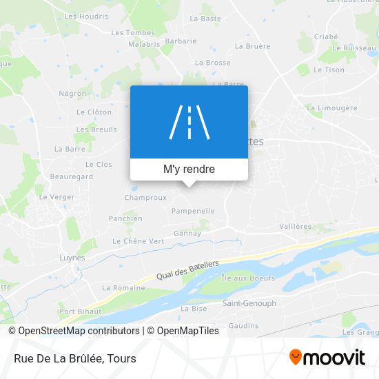 Rue De La Brûlée plan