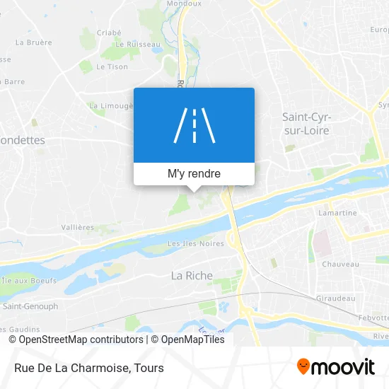 Rue De La Charmoise plan