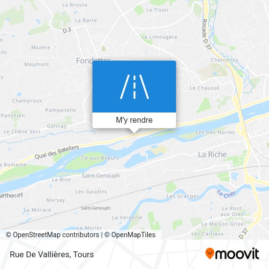 Rue De Vallières plan