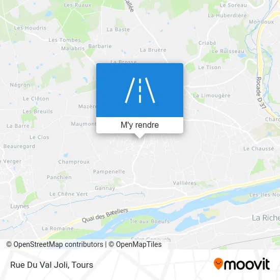 Rue Du Val Joli plan