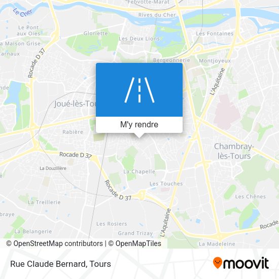 Rue Claude Bernard plan