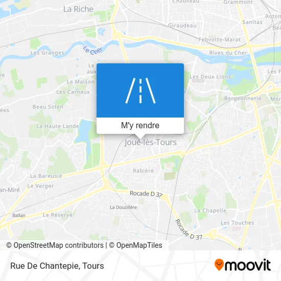 Rue De Chantepie plan