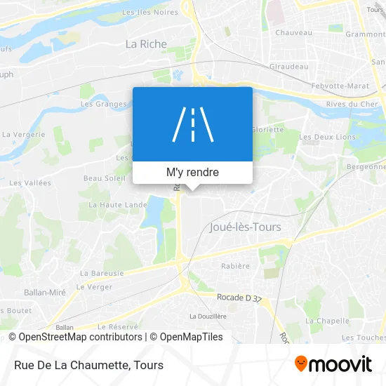 Rue De La Chaumette plan